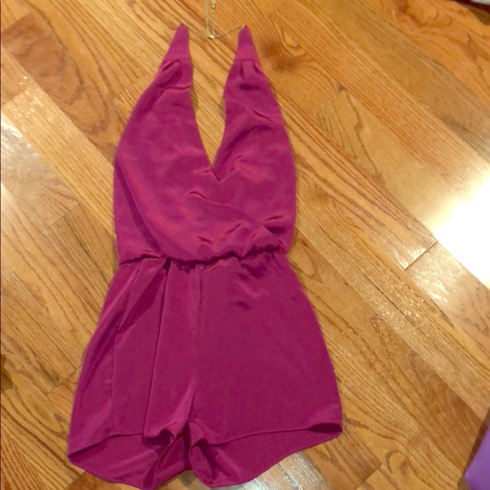 Saylor open back romper size xs